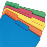Interior File Folders, 1-3-cut Tabs, Letter Size, Assorted, 100-box