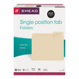 Manila File Folders, 1-3-cut Tabs, Right Position, Letter Size, 100-box