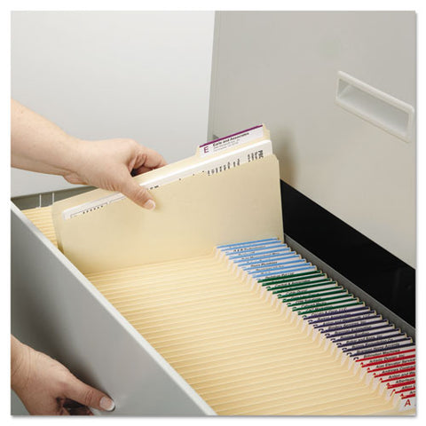 Manila File Folders, 1-3-cut Tabs, Right Position, Letter Size, 100-box