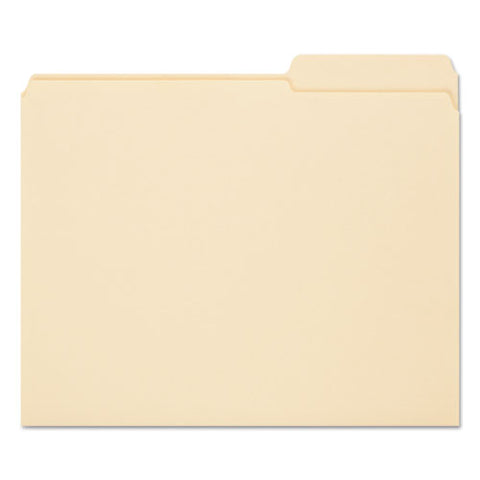 Manila Guide Height Systems File Folders, 2-5-cut Tabs, Right Of Center, Letter Size, 100-box