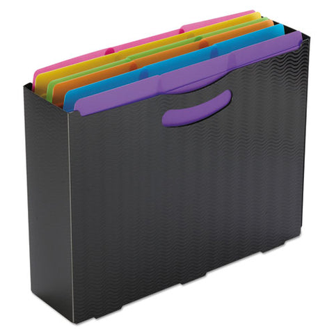 Top Tab Poly Colored File Folders, 1-3-cut Tabs, Letter Size, Assorted, 18-pack
