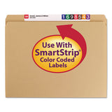 Heavyweight Kraft File Folders, Straight Tab, Letter Size, 11 Pt. Kraft, 100-box