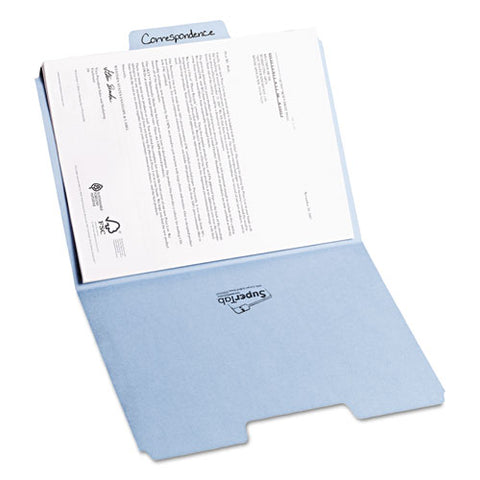 Supertab Colored File Folders, 1-3-cut Tabs, Letter Size, 11 Pt. Stock, Assorted, 100-box