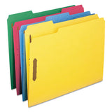 Top Tab Colored 2-fastener Folders, 1-3-cut Tabs, Letter Size, Assorted, 50-box