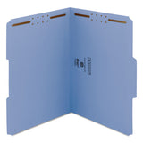 Top Tab Colored 2-fastener Folders, 1-3-cut Tabs, Letter Size, Blue, 50-box