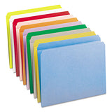 Reinforced Top Tab Colored File Folders, Straight Tab, Letter Size, Green, 100-box