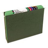 Reinforced Top Tab Colored File Folders, Straight Tab, Letter Size, Green, 100-box