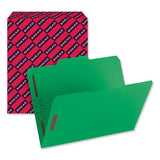 Top Tab Colored 2-fastener Folders, 1-3-cut Tabs, Letter Size, Green, 50-box
