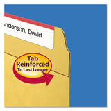 Reinforced Top Tab Colored File Folders, 1-3-cut Tabs, Letter Size, Goldenrod, 100-box