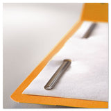 Top Tab Colored 2-fastener Folders, 1-3-cut Tabs, Letter Size, Orange, 50-box