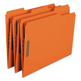 Top Tab Colored 2-fastener Folders, 1-3-cut Tabs, Letter Size, Orange, 50-box