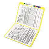Reinforced Top Tab Colored File Folders, Straight Tab, Letter Size, Yellow, 100-box