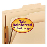 Manila Four- And Six-section Top Tab Classification Folders, 1 Divider, Letter Size, Manila, 10-box