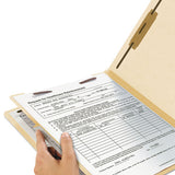 Manila Four- And Six-section Top Tab Classification Folders, 1 Divider, Letter Size, Manila, 10-box