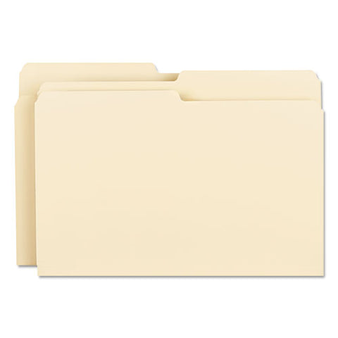 Manila File Folders, 1-2-cut Tabs, Legal Size, 100-box