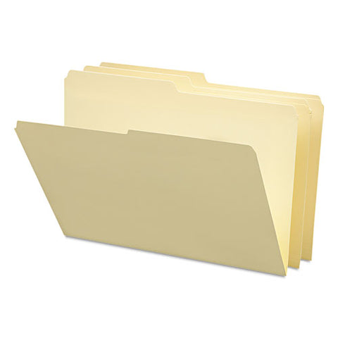 Manila File Folders, 1-2-cut Tabs, Legal Size, 100-box