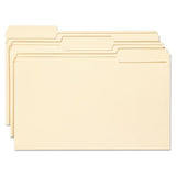 Top Tab File Folders With Antimicrobial Product Protection, 1-3-cut Tabs, Legal Size, Manila, 100-box