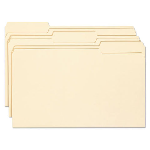 Top Tab File Folders With Antimicrobial Product Protection, 1-3-cut Tabs, Legal Size, Manila, 100-box
