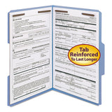 Top Tab Colored 2-fastener Folders, 1-3-cut Tabs, Legal Size, Blue, 50-box