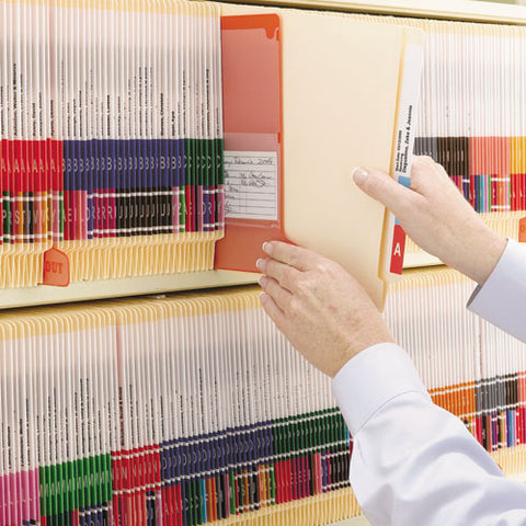 Heavyweight Manila End Tab Folders, 9" Front, Straight Tab, Letter Size, 100-box