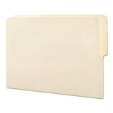 Heavyweight Manila End Tab Folders, 9" Front, 1-2-cut Tabs, Top Position, Letter Size, 100-box