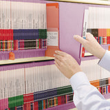 Reinforced End Tab Colored Folders, Straight Tab, Letter Size, Lavender, 100-box