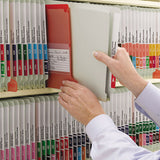 Extra-heavy Recycled Pressboard End Tab Folders, Straight Tab, 2" Expansion, Letter Size, Gray-green, 25-box