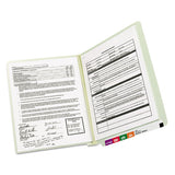 Extra-heavy Recycled Pressboard End Tab Folders, Straight Tab, 2" Expansion, Letter Size, Gray-green, 25-box