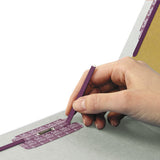 End Tab Pressboard Classification Folders With Safeshield Coated Fasteners, 3 Dividers, Letter Size, Gray-green, 10-box