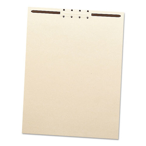 File Backs W- 2" Capacity Prong Fasteners, Letter Size, Manila, 100-box