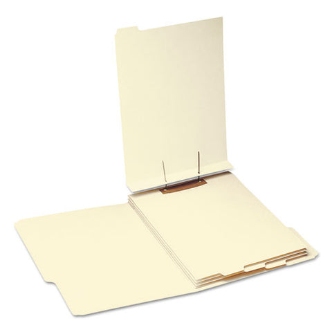 Stackable Folder Dividers W- Fasteners, 1-5-cut End Tab, Letter Size, Manila, 50-pack