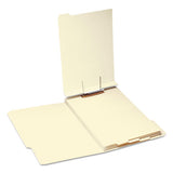 Stackable Folder Dividers W- Fasteners, 1-5-cut End Tab, Legal Size, Manila, 50-pack