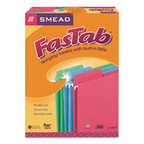 Fastab Hanging Folders, Letter Size, 1-3-cut Tab, Assorted, 18-box