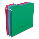 Fastab Hanging Folders, Letter Size, 1-3-cut Tab, Assorted, 18-box