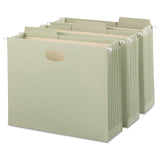 Fastab Tuff Hanging Pockets, Letter Size, 1-3-cut Tab, Moss, 9-box