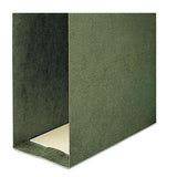 Box Bottom Hanging File Folders, Letter Size, Standard Green, 25-box