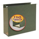 Box Bottom Hanging File Folders, Letter Size, Standard Green, 25-box