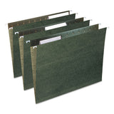 Poly Index Tabs And Inserts For Hanging File Folders, 1-3-cut Tabs, White-clear, 3.5" Wide, 25-pack