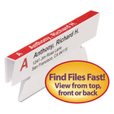 Viewables Hanging Folder Quick-fold Tabs And Labels, 1-3-cut Tabs, White, 3.5" Wide, 45-pack