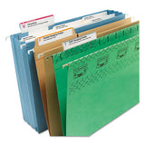 Viewables Hanging Folder Tab Label Pack Refill, 1-3-cut Tabs, Assorted Colors, 3.5" Wide, 160-pack
