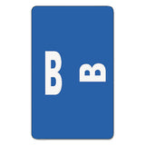 Alphaz Color-coded Second Letter Alphabetical Labels, B, 1 X 1.63, Dark Blue, 10-sheet, 10 Sheets-pack