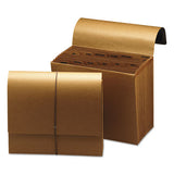 Indexed Expanding Kraft Files, 12 Sections, 1-12-cut Tab, Letter Size, Kraft