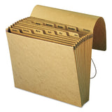 Indexed Expanding Kraft Files, 12 Sections, 1-12-cut Tab, Letter Size, Kraft
