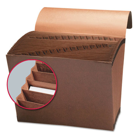 Tuff Expanding Files, 31 Sections, 1-31-cut Tab, Letter Size, Redrope