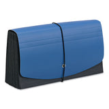 Handy File W- Pockets For Checks, 21 Sections, 1-2-cut Tab, Blue-black