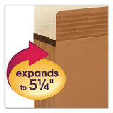 Easy Grip Pockets, 5.25" Expansion, Legal Size, Redrope, 10-box