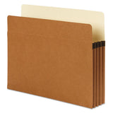 Supertab Pockets, 3.5" Expansion, Letter Size, Redrope, 25-box