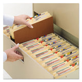 Redrope Drop Front File Pockets, 5.25" Expansion, Legal Size, Redrope, 50-box