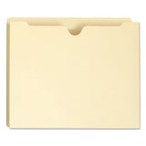 Manila File Jackets, 1-ply Straight Tab, Letter Size, Manila, 50-box