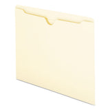 Manila File Jackets, 2-ply Straight Tab, Letter Size, Manila, 100-box